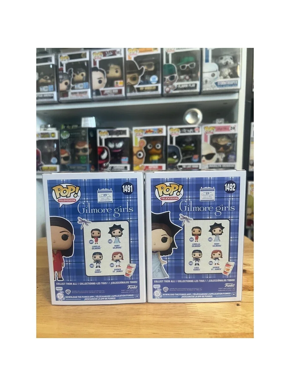 NEW IN HAND Lorelai & Rory Gilmore Girls 25th Anniversary Funko Pop #1491 #1492
